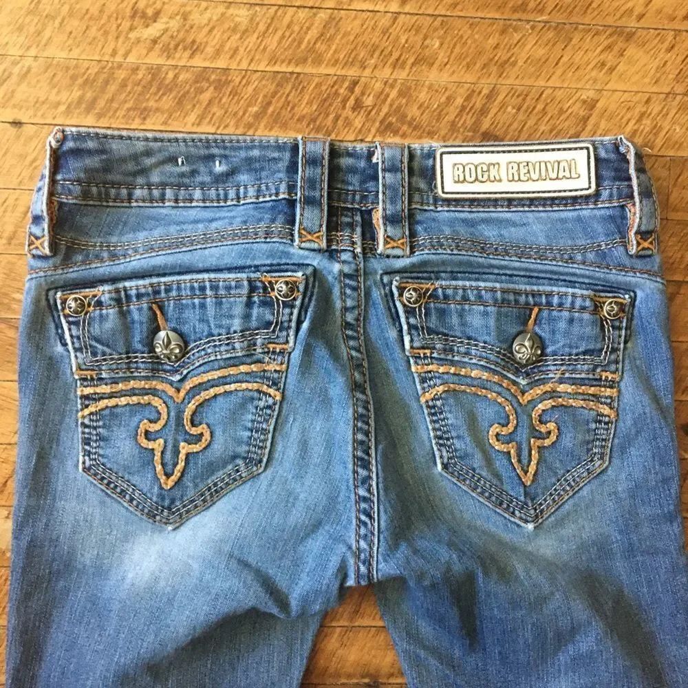 Rock Revival Calli skinny western bling cowboycore jeans